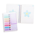 NBS x BINI Notebook 30Sheets 105X149mm with Sticky Notes Set Purple