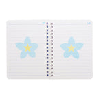 NBS x BINI Notebook 30Sheets 105X149mm with Sticky Notes Set Blue