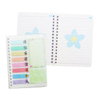 NBS x BINI Notebook 30Sheets 105X149mm with Sticky Notes Set Green