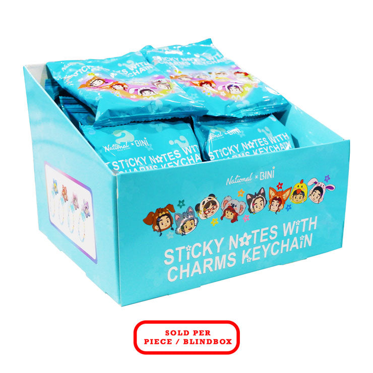 Bini Sticky Notes with Charms 63.5X63.5mm 60Sheets