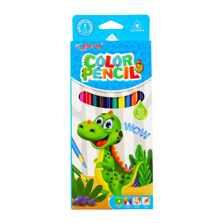 Colored Pencil YL211010-12 12 Colors - Arts & Crafts Supplies