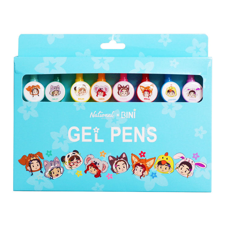 NBS x BINI Gel Pen Set 0.5mm 8's - School Supplies - Writing