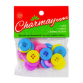 Charmay Buttons Pastel Color - DIY - Home & School Supplies