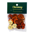 Charmay Buttons Wooden - DIY - Home & School Supplies