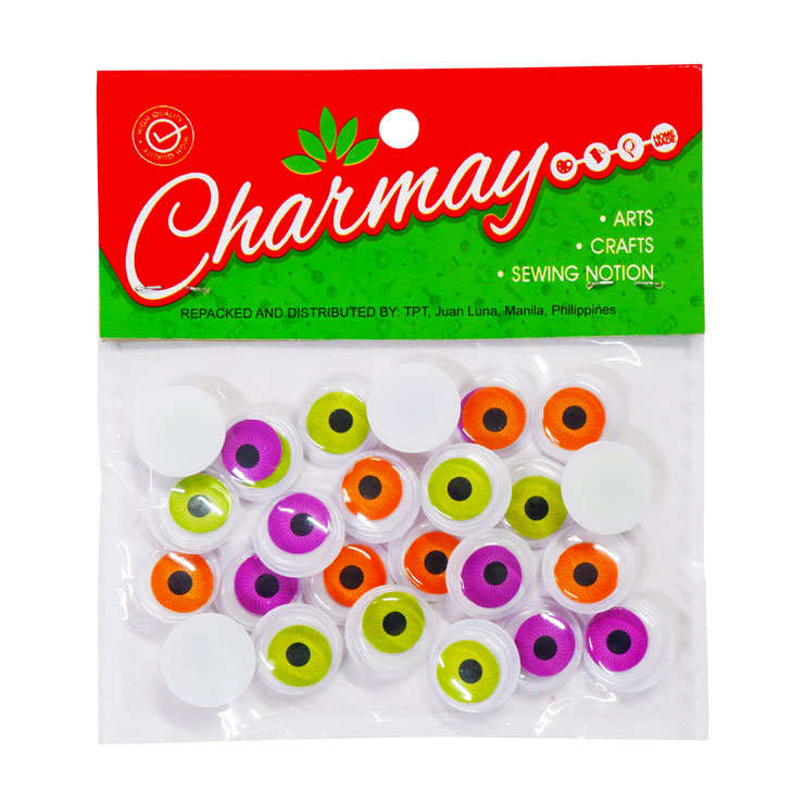 Charmay Moving Eyes Assorted Color - DIY - Decorative Craft Accessories