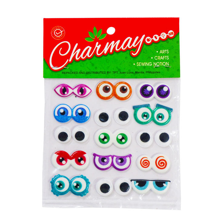 Charmay Expression Eyes Adhesive - DIY - Decorative Craft Accessories
