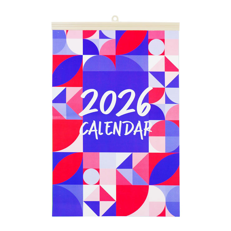 Best Buy 2026 Wall Calendar 13 sheets 43x28cm Plastic Slide Clip - School & Office Supplies