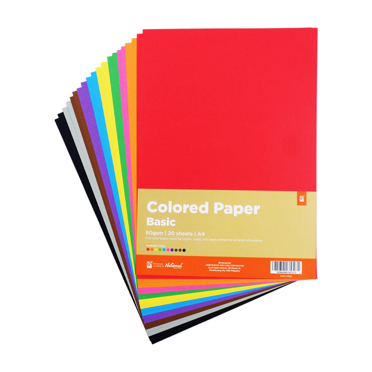Best Buy Colored Paper S Basic 80gsm 20's Hp-25Sha0315-106 Assorted Color A4