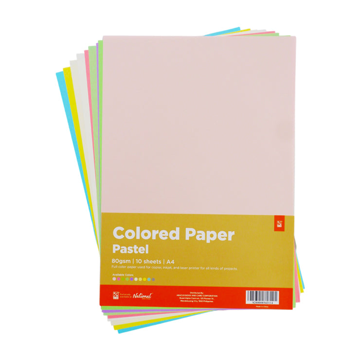 Best Buy Colored Paper Pastel 80gsm 10's Hp-25Sha0315-107 Assorted Color A4