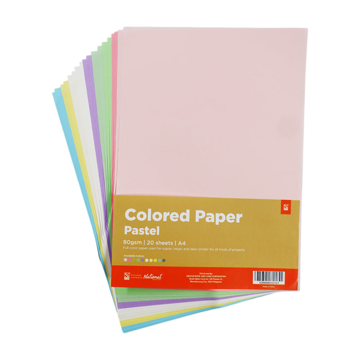 Best Buy Colored Paper Pastel 80gsm 20's Hp-25Sha0315-108 Assorted Color A4