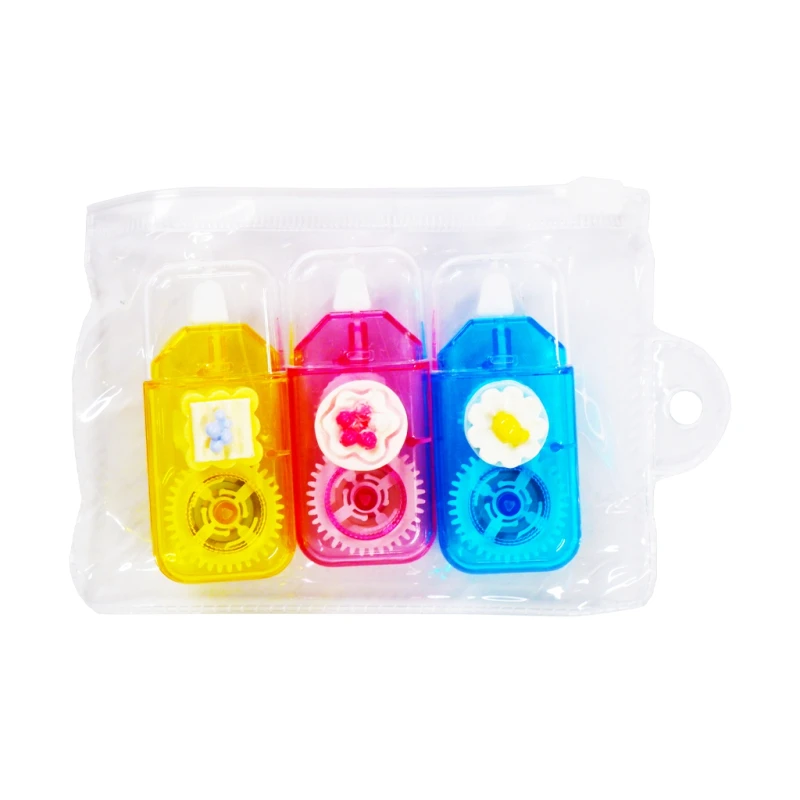 Correction Tape Set 105A-3A 5mmx6m Cake Design Transparent 3's