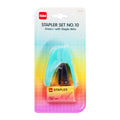IDM Stapler No.10 Soft Set with Staple Wire 20 sheets Translucent Green 9031