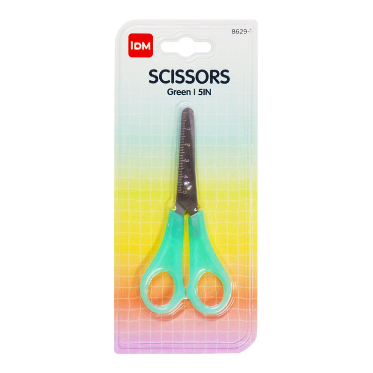 IDM Kiddie Scissors 2457719 Green 5 in Translucent