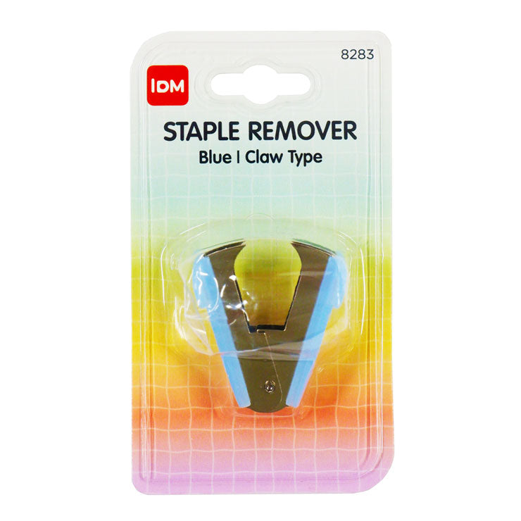 IDM Staple Remover 8283 Blue Claw Type Translucent