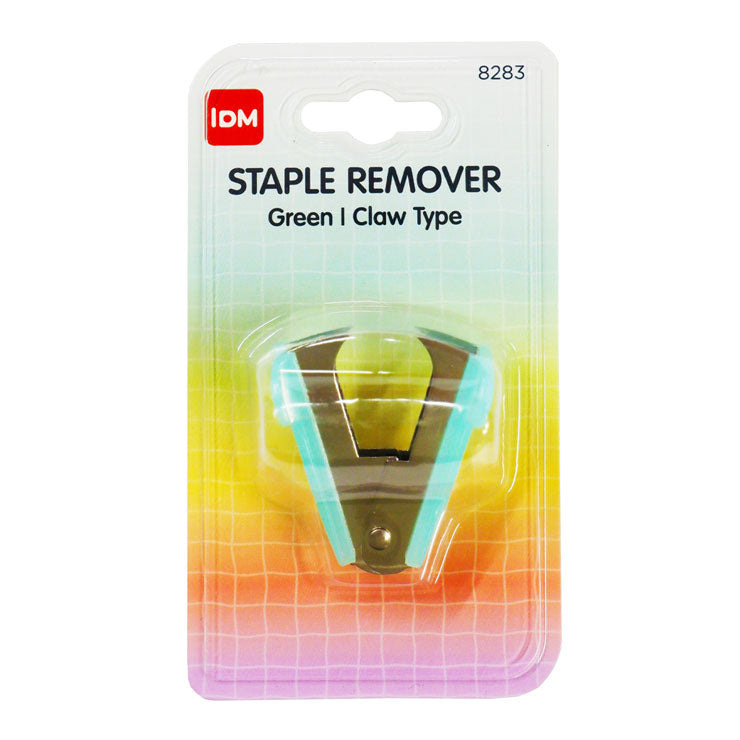 IDM Staple Remover 8283 Green Claw Type Translucent