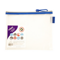Snopake Plastic Envelope 15818Bl A5 Blue Eva Colored Top Lining