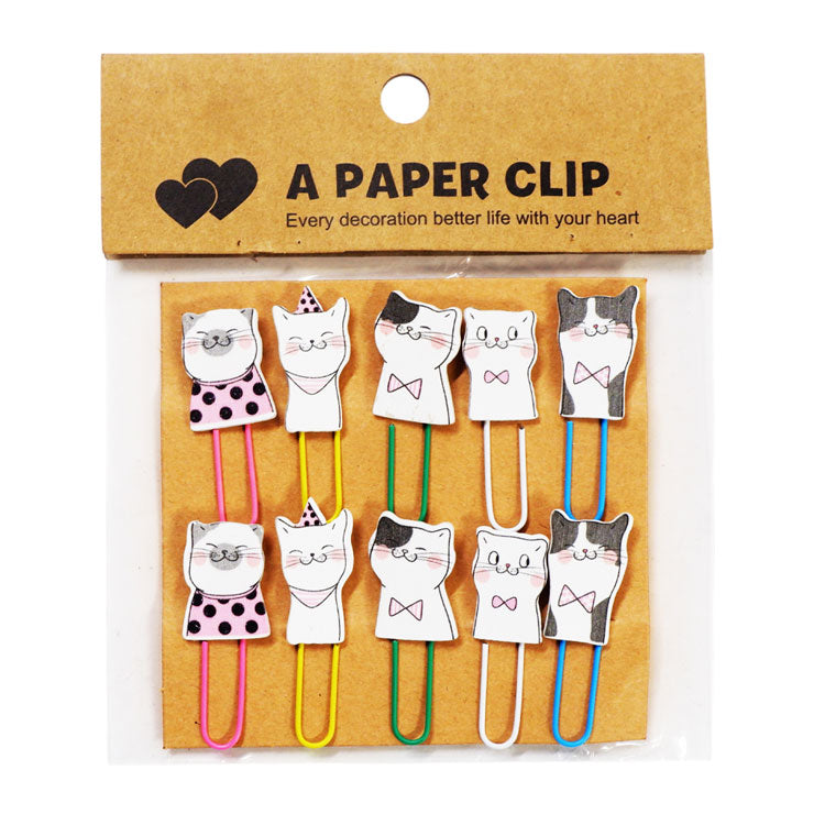 Clip Paper 10's Vinyl Wooden Top Cats
