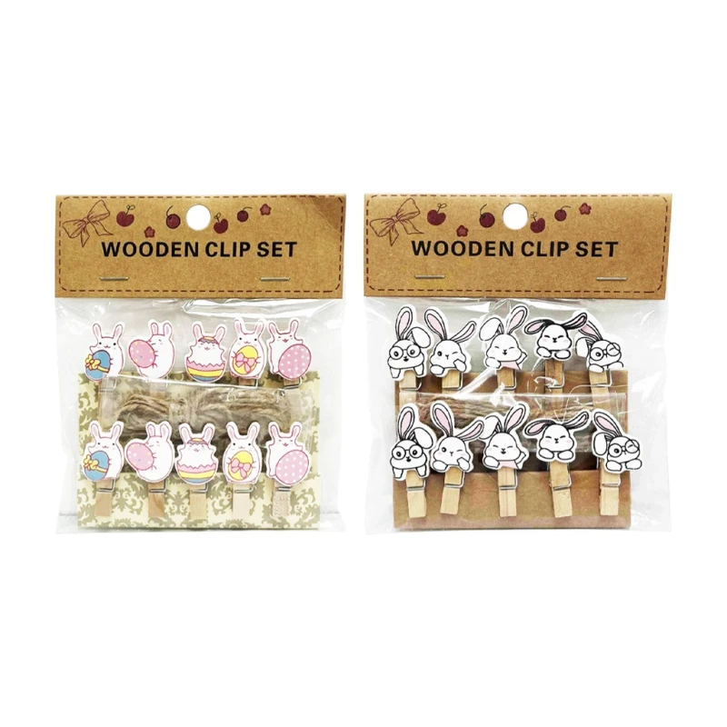 Clip Paper 10's Wooden Rabbit