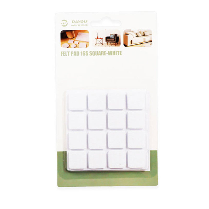 Felt Pad White 16's Square