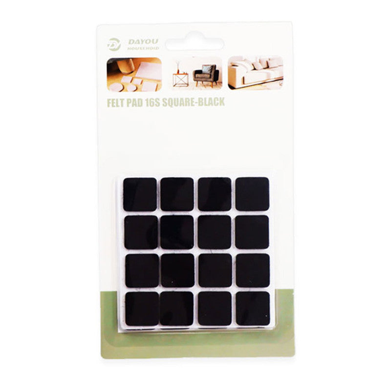Felt Pad Black 16's Square