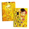 Spiral Notebook A5 With Foil Stamp The Kiss and Portrait of Adele Bloch-Bauer
