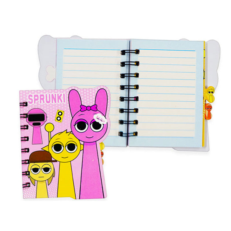 Spiral Notebook Sprunki