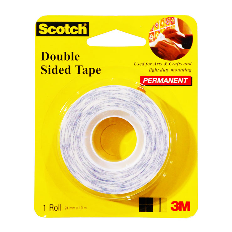 Scotch Double-Sided Tape 24mmx10m S-Roll 9075