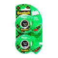 Scotch Magic Tape With Dispenser 19mmx15.2m 0.75inx1200in 33.3Y S-Roll MS122DM2 2S