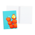 Premiere Notes Spiral Notebook Printed Pp Teal Kwek2x 55gsm