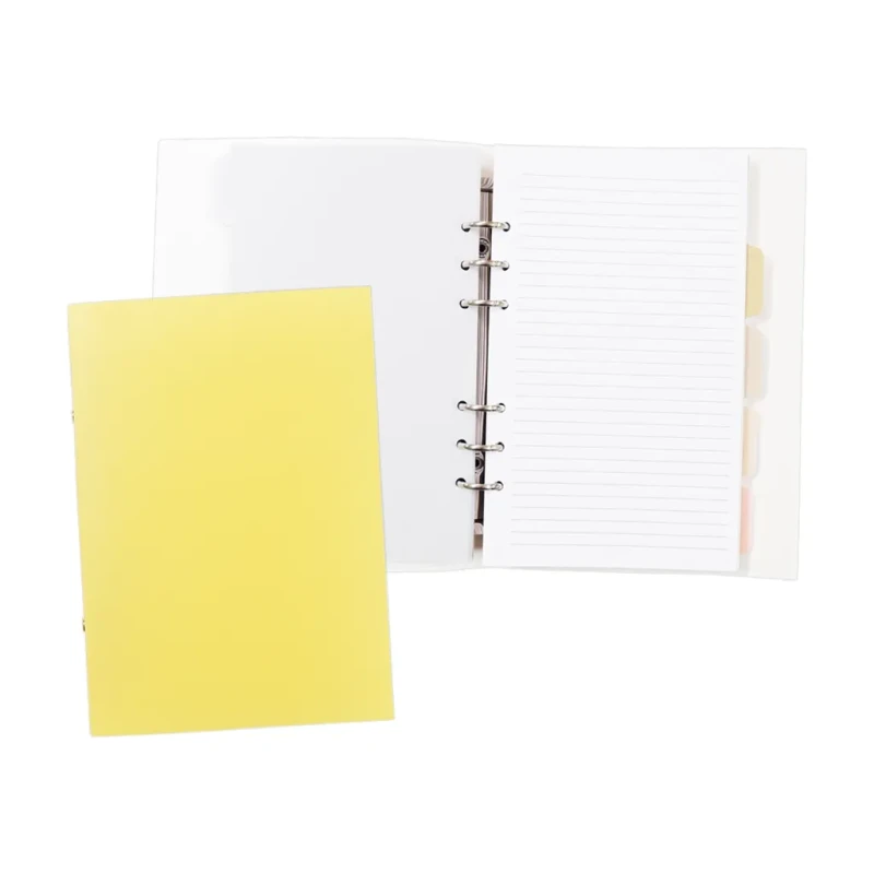 Best Buy 5 Subject Ring Binder Notebook Color Coded Pp Biege - Paper Supplies