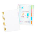 Premiere Notes 5 Subject Notebook PP Cover With Removable Dividers Classic White - School Supplies