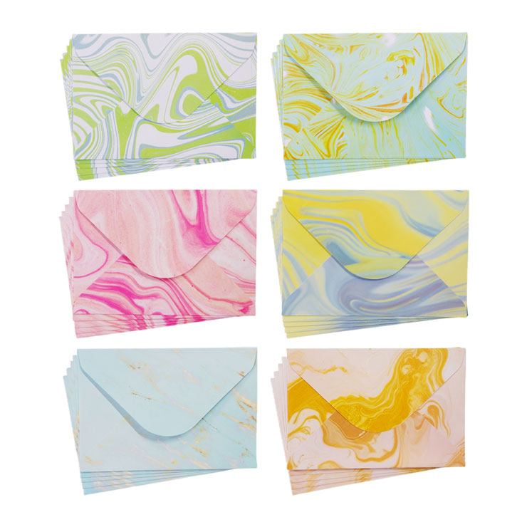 Best Buy Baronial Envelope Vibrant Marble 11x16cm 5pcs - School & Office Supplies