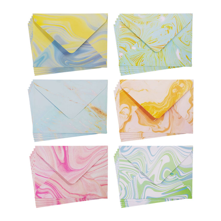 Best Buy Baronial Envelope Vibrant Marble 13x18cm 5pcs - School & Office Supplies