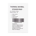 Thermal Waybill Sticker Fold 100's A6 100x150mm