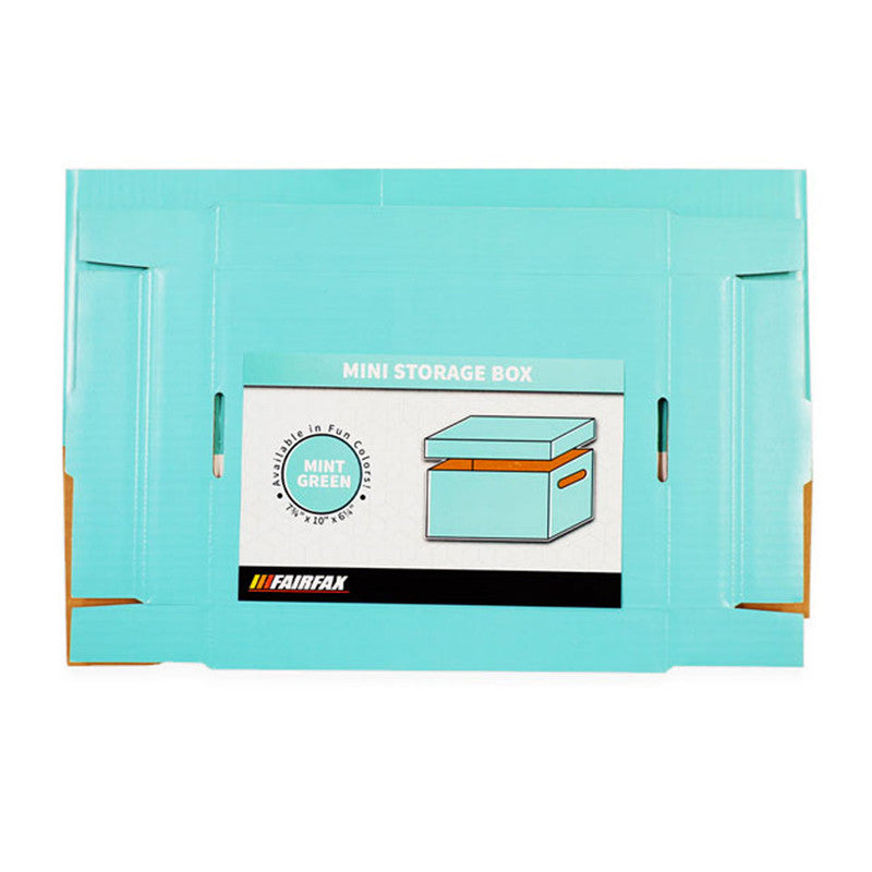 Storage Box Mini Mint 7.75 X 10 X 6.25In