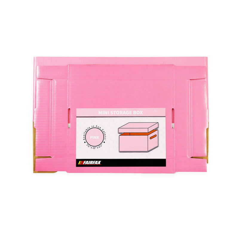 Storage Box Mini Pink 7.75 X 10 X 6.25In