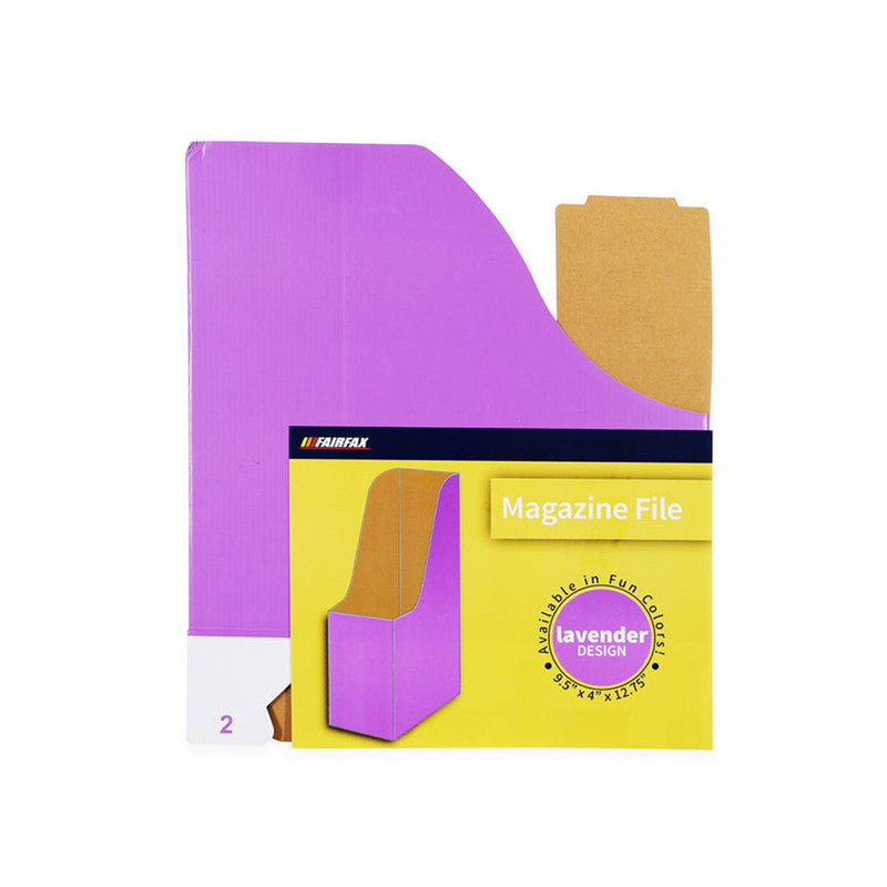 Magazine Holder Lavender 9.5 X 4 X 12.75In