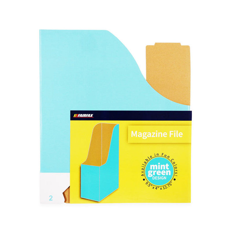 Magazine Holder Mint Green 9.5 X 4 X 12.75In