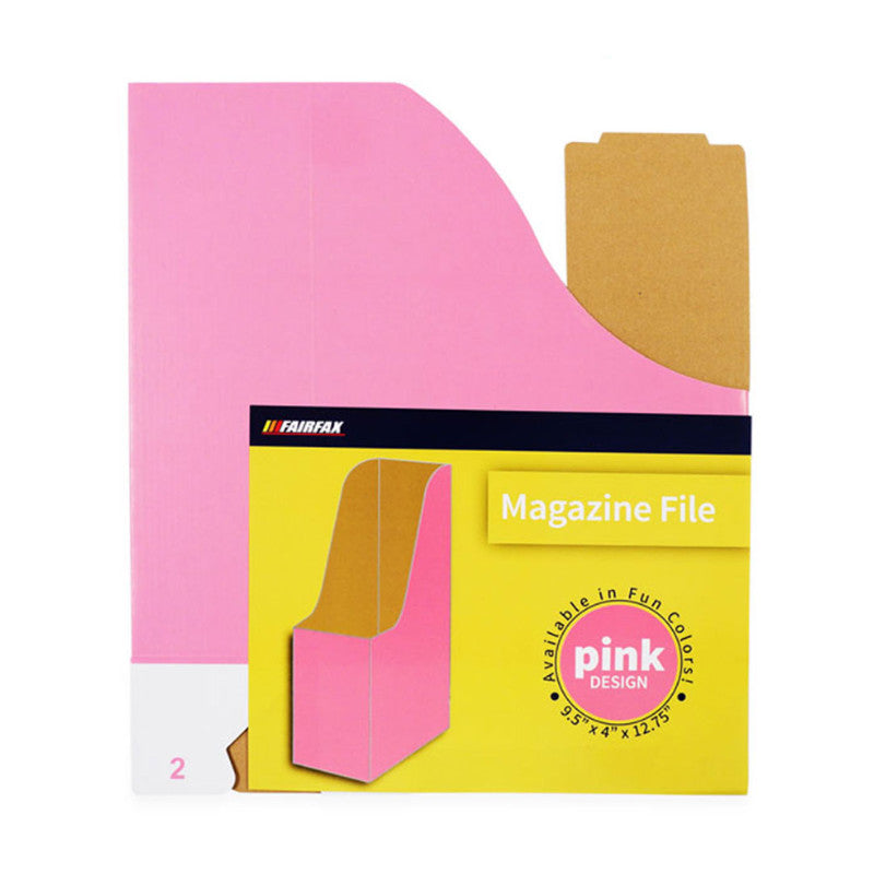 Magazine Holder Pink 9.5 X 4 X 12.75In