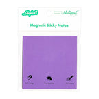 Skylar Glue Free Magnetized Sticky Notes 3x3In 80Sheets - School & Office Supplies