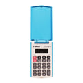 Canon Handheld Calculator 8 Digits Battery Operated Folding Hard Cover LC21HI, Blue